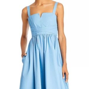 Cinq A Sept Cotton Midi Dress Sz 4